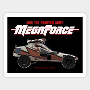 Megaforce buggy   (dark tees) Sticker